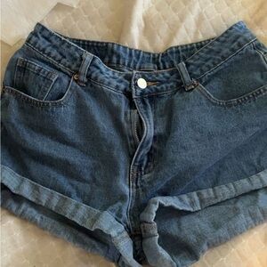 SHEIN Classic Blue Jean Shorts